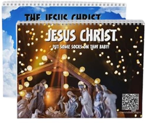 Christlicher Kalender, Jahreskalender 2025 – religiöser katholischer Motivationsplaner für Studenten, Lehrer, Büro, Freunde, Schule, Wand, Innenbereich, Schreibtisch, Weihnachten, 27,9 x 21,6 cm