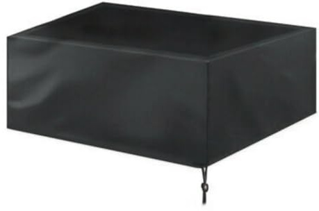 Billardtischabdeckung for 7/8/9 Fuß Billardtische, Oxford-Gewebe mit Kordelzug, staubdicht, schwarz, wasserdicht Für Terrasse(260x135x82cm)