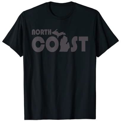 Michigan Los Grandes Lagos de la Costa Norte Camiseta