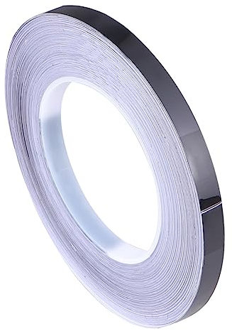 BESTonZON Fliesenband Selbstklebend Fliesenfugenfüller Für Keramikfliesen Wasserdichter Bodenaufkleber Dekoratives Dichtband Für Wohnzimmer Schwarz