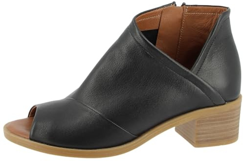 Andrea Conti Women's Sandals with Heel, black, 8 Women