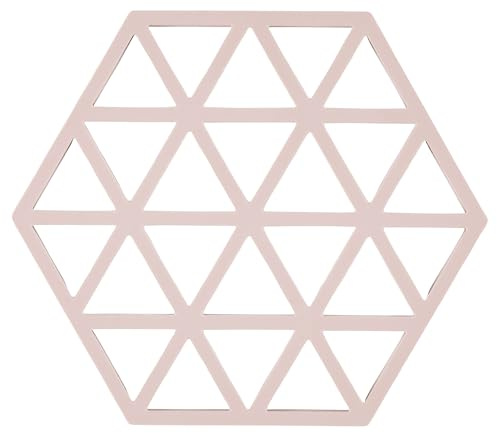 Zone Denmark Triangles Dessous-de-Plat 16 x 14 x 0,9 cm Rose