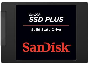 SanDisk SSD Plus de 1 TB 2.5, SATA III SSD, velocidad de lectura con hasta 545 MB/s, 450 MB/s de escritura, Fácil actualización para arranque, apagado y carga (Reacondicionado)