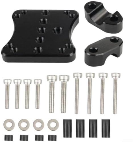 Soporte de montaje GPS de motocicleta para manillar de 12 mm, soporte de navegación ajustable compatible con motocicleta, scooter, todoterreno, para bicicleta, soporte de abrazadera de metal para