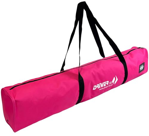 Driver13 Kids ski Bag 120 cm, Kids ski Bag for skis and Poles, Transport and Storage, Pink
