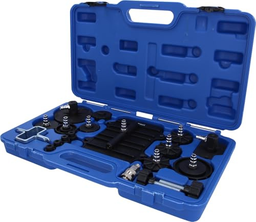 BRILLIANT TOOLS BT701220 Universal-Adaptersatz zur Bremsentlüftun g, 20-tlg [Powered by KS TOOLS]