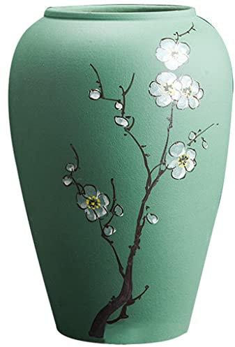 CONGRUI Ceramic Vase Living Room TV Cabinet Entryway Wine Cooler Ceramic Dining Table Dried Flowers Decoration