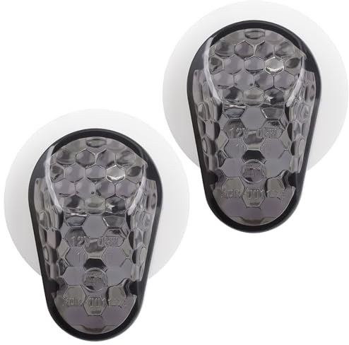 Kinstecks ​​1 paire de feux de position latéraux pour moto, clignotants à LED encastrés pour YAMAHA YZF FZ1S FZ6S XJ6