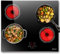 Plaque vitro-céramique Laskeramikkochfeld 4 plaques 6000W, autonome 60 cm, encastrable 220V, pause, 9 niveaux, minuterie, anti-touche, Disaenvir