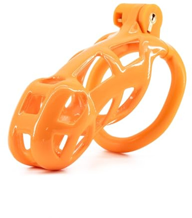 Jaula de Entrenamiento de Fuerza Super Mini para Hombres (Naranja, L)