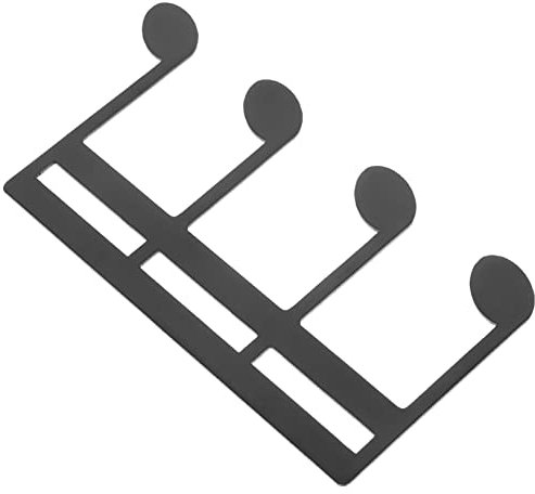 Abaodam Music Note Clip Metal Sheet Music Holder Page Holder Clip for Guitar Piano