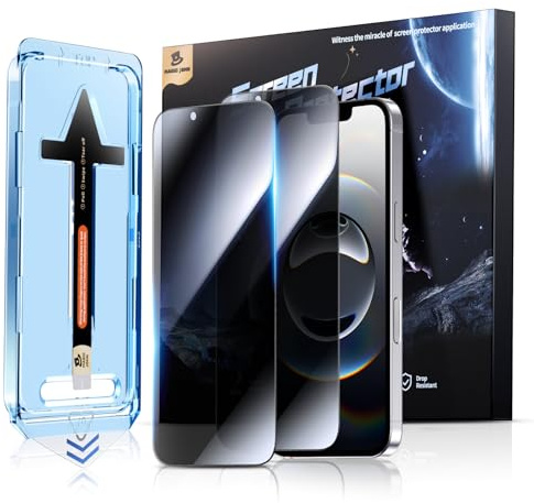 MAGIC JOHN 2 Stück für iPhone 16e/ iPhone SE 4/ iPhone SE 2025 für Sichtschutzfolie (6,1 Zoll), 28-Grad-Schutzwinkel-Einfaches, Auto-Dust-Eliminierung, 9H, Bläschenfrei, Einfache Installation