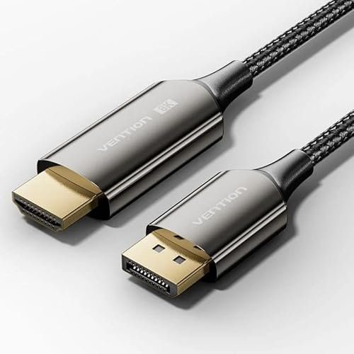 Watio Wave Convertidor - conversor DisplayPort 1.4 a HDMI 2.1, 5 m, resolución 8K, negro, construcción duradera. Ideal para conectar dispositivos visuales.*