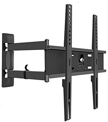 Soporte de pared ultra delgado para televisores LED LCD de plasma de 32 a 55 pulgadas, capacidad máxima de 400 x 400, 45 kg, movimiento completo, ajustable, diseño que ahorra espacio