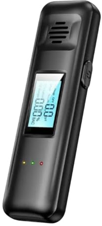 Buhdjfnke Alcohol Tester Car Use Breath-Type Portable with LCD Digital Display Alcohol Detection Device
