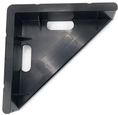 Walfront Gabarit de Travail du Bois de Positionnement Précis de Traîneau à Onglet de 45 Degrés pour Scie de Table, Fente de 3/8x3/4 Pouces, Matériau PP pour Coin de Boîte de Cadre Photo