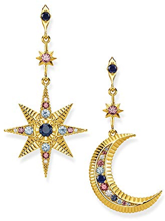 Thomas Sabo Damen-Hängeohrringe Vergoldet H2025-959-7