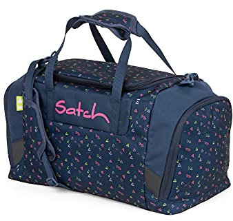 SATCH Funky Friday Kinder-Sporttasche, 50 cm, 25 Liter, Small Triangles Blue Pink Yellow