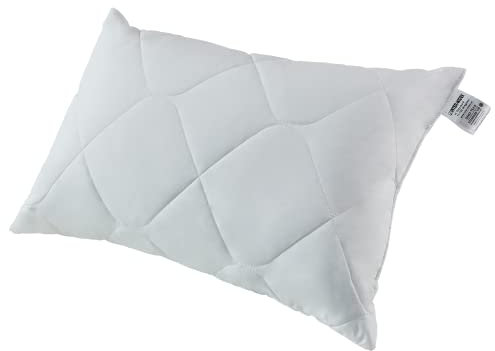 All4All Schlafkissen Happy Kopfkissen 50x70 Steppkissen Bettkissen Kissen Weiß Polyester waschbar 95