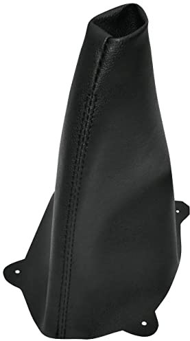 Aerzetix - C58930 - Cuffia soffietto per leva del cambio - compatibile con Ford Fiesta 4 fase 1 dal 2008 al 2012 - colore: nero - in pelle sintetica