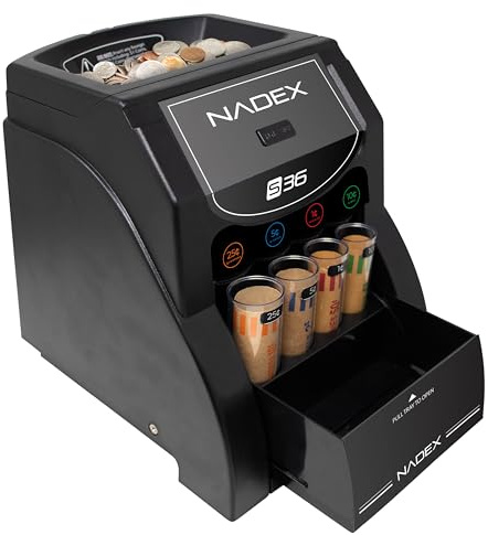 Nadex 36SN Automatic Coin Sorter and Wrapper