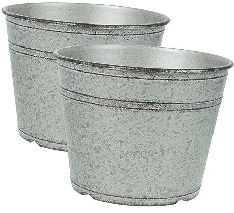 YARNOW Jardinière en Plastique De Style Rétro Pots De Fleurs Respirants pour Plantes avec Drainage