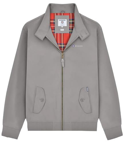 Lambretta Harrington jacka - herr (S) (mörkgrå), Mörkgrå, S