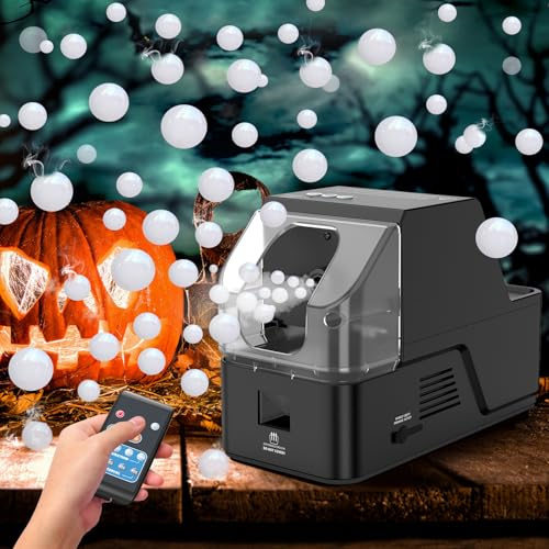 Nebelmaschine, 450W Fog Bubble Machine mit drahtloser Fernbedienung, 3 in 1 Bubble Fog Machine, Make Bubble | Fog Bubble | Continuous Fog for Halloween Weihnachten Party Hochzeit Geburtstag Holiday