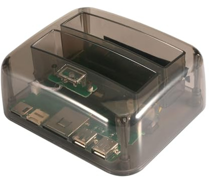 Mikinona 1Pieza Base de Disco Duro Doble Multiusos con Lector de Tarjetas Soporte de Almacenamiento USB Compatible