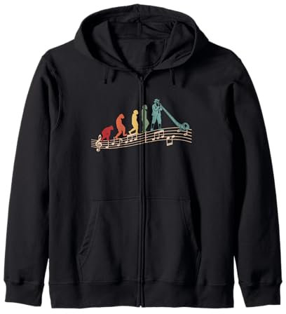 Alphornspieler, Alpenhorn, Musik Noten, Almhorn, Alphorn Kapuzenjacke