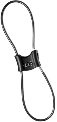 Câble antivol en acier pour casque de moto, vélo, valise, cadenas de sécurité de voyage flexible avec combinaison