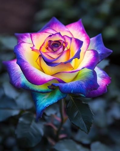 Cosecha de Rosa Rara - Arbusto de rosa perenne resistente - Rizomas bien desarrollados - De fragancia intensa - Ideal para macetas y plantación en suelo-1 root-D