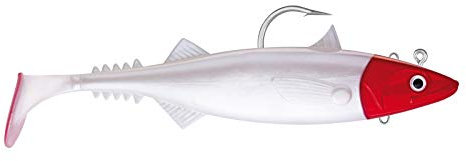 Jackson Sea Unisex – Erwachsene 10C4050801037268C10 Jackson Gummifisch montiert Norwegen Angeln Köder-The Mackerel 28cm Red Head, Bunt, Normal