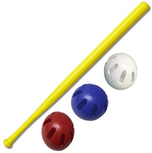 WIFFLE® Ball U.S.A Set - 32 WIFFLE® Bat with Red, White, and Blue Official Balls - 4 Pack Now Includes Our Dare to Soar® Wristband!