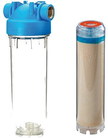 purway Crystal Group Filtro de agua potable 10 QA AF 1/4 carcasa de filtro resina aniónica anti-nitrato 1 pieza