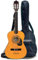 Bontempi | WoodHarmony - Chitarra Classica in Legno da 75 cm con Borsa per Avventure Musicali Autentiche, Marrone Scuro