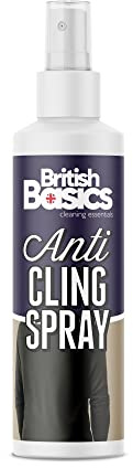 BritishBasics Spray Anti-aderenza/Carica statica | per Vestiti, Indumenti e Altri Tessuti, 250 ML