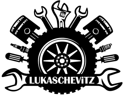 WoodFriends Geschenk für KFZ Meister Werkstattmitarbeiter Wanddeko Autowerkstatt Mechaniker Geburtstag Jubiläum Automechaniker