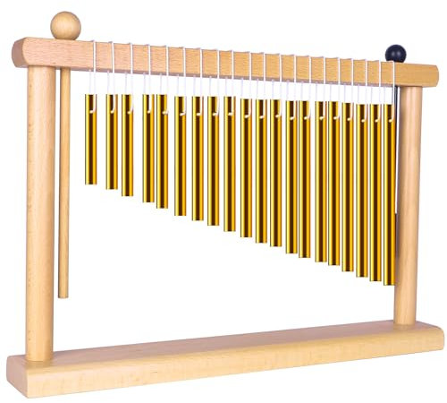 AKLOT Klangheilendes Klangspiel, Instrument, Meditation, 20 Töne, Tischklingel