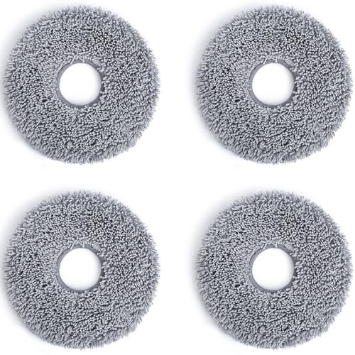 ECOVACS Panni di lavaggio lavabili per DEEBOT N30 PRO OMNI/N30 OMNI, scatola da 4 pezzi (2 coppie), accessorio originale
