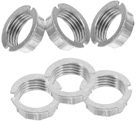 DOITOOL Ersatzteile Für Vanity-leuchten 6er-Pack Lampenfassung Lampenschirm Kragen Glühbirnenadapter Fassung Tisch-/stehlampen