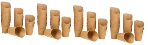 PartyKindom 320pcs French Fries Cups Sturdy Paper Snack Holders for Parties Gatherings and Events for Fried Food