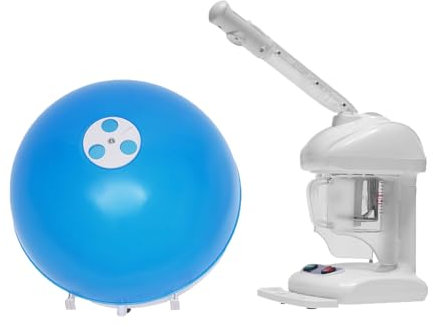 Casco a vapore per capelli, 220 V, salone professionale, ozono per capelli, asciugacapelli, macchina per la cura dei capelli a vapore, con ugello rotante a 360 gradi, per capelli Dye Home Care Heating