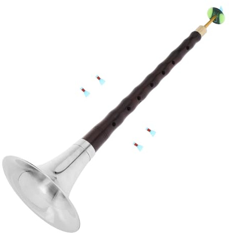 YARNOW Instrument de Musique Traditionnel pour Débutants et Professionnels Léger et Facile à Jouer Suona en Bois et Cuivre Couleur Aléatoire pour Performances Ethniques