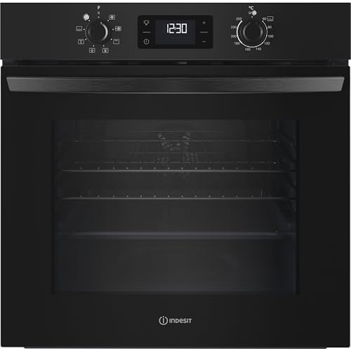 Indesit Turn&Go Built In Electric Single Oven - Black - A Rated