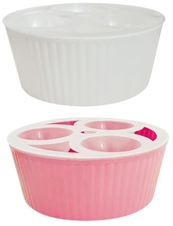 Vasi Per Piante Idroponiche Per Interni Vaso per Giacinti a 3 Fori | Vaso per Bulbi di Giacinto per Giardinieri Appartamento Ufficio Principianti Interno Davanzale Cucina Soggiorno Camera da