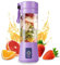 Maizoon Tazza per mescolare singola Viola USB Ricarica rapida Tazza per succo Sei lame Rotazione ad alta velocità Palmare Frutta e verdura Succo Frullato per uso domestico Vita sana