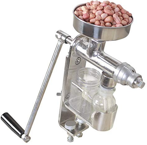 Manuelle Ölpresse, 304 Edelstahl, Ölausdrücker, Extraktor für Zuhause, Nüsse, Samen, Ölpresser, kleine Größe für Erdnuss, Kokos, Raps, Sesam, Walnussöl