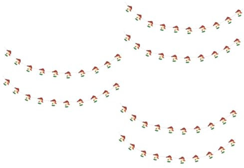 OSALADI 3pièces Mini Guirlande Lumineuse Forme De Décoration Festive Pour Maison Et Fête Led Fonctionnement Piles