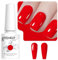 Vishine Watermelon Red Gel Nail Polish, 1Pcs 8mlWatermelon Red Gel Polish Color Nail Polish Gel High Gloss Soak Off U V Gel Nail French Nail Manicure Salon DIY L258
